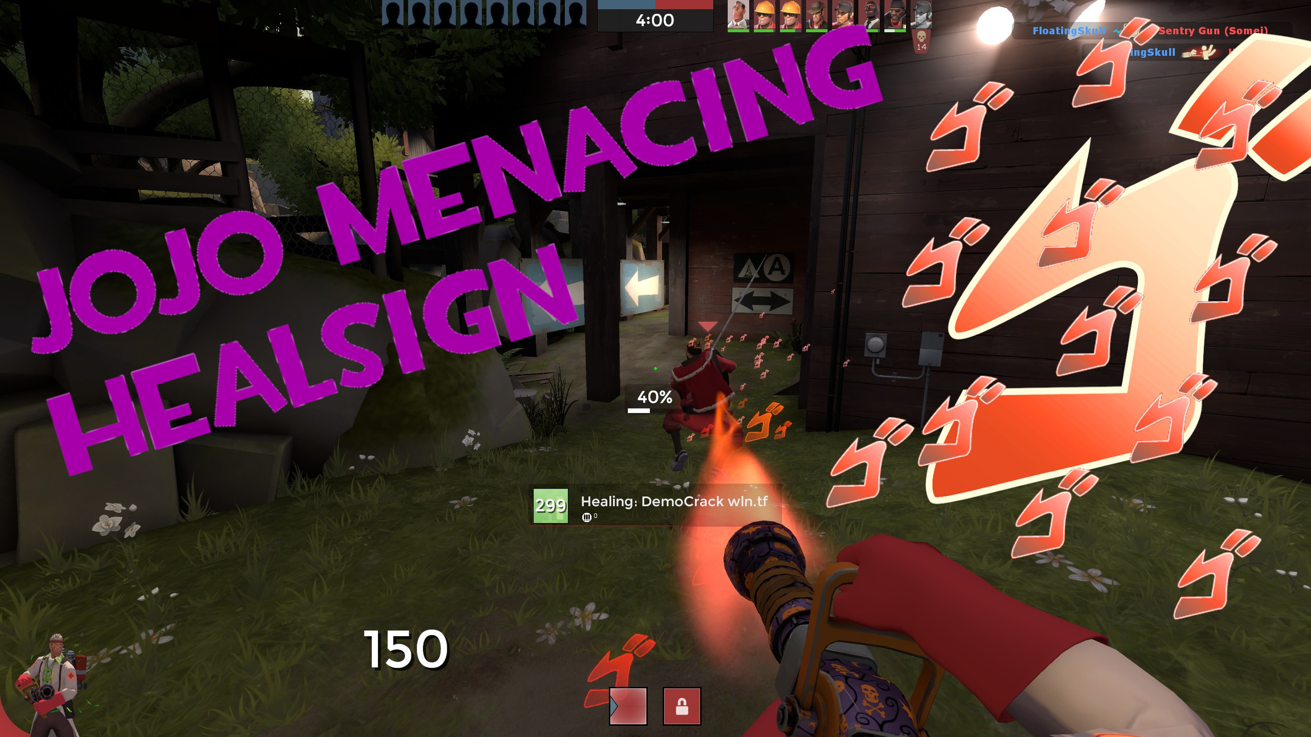 jojo menacing healsign