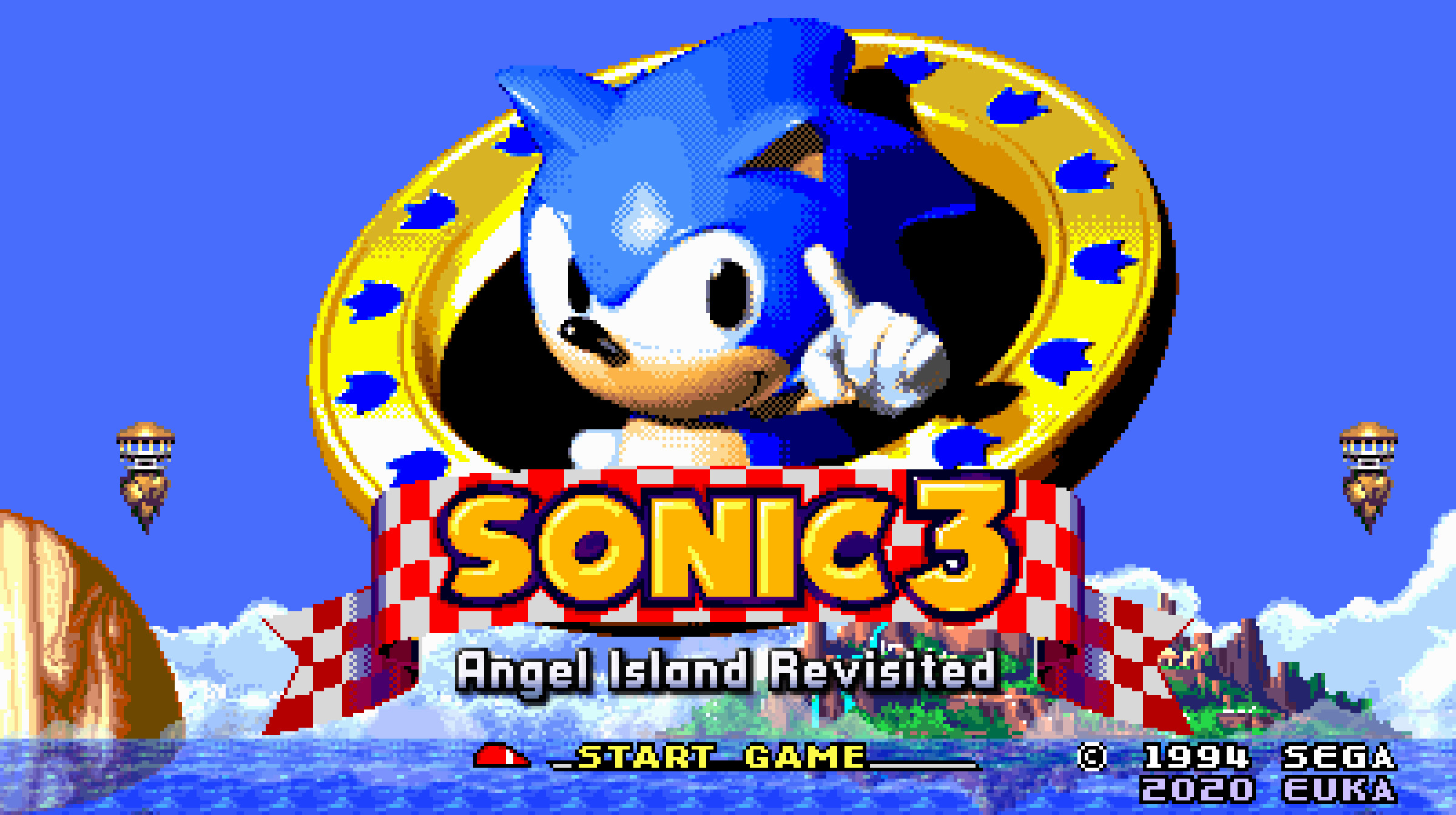 Sonic 3 air knuckles. ROM Соник 3 АИР. Sonic 3 a.i.r. Соник 3 остров ангелов. Энджел Айленд Соник 3.