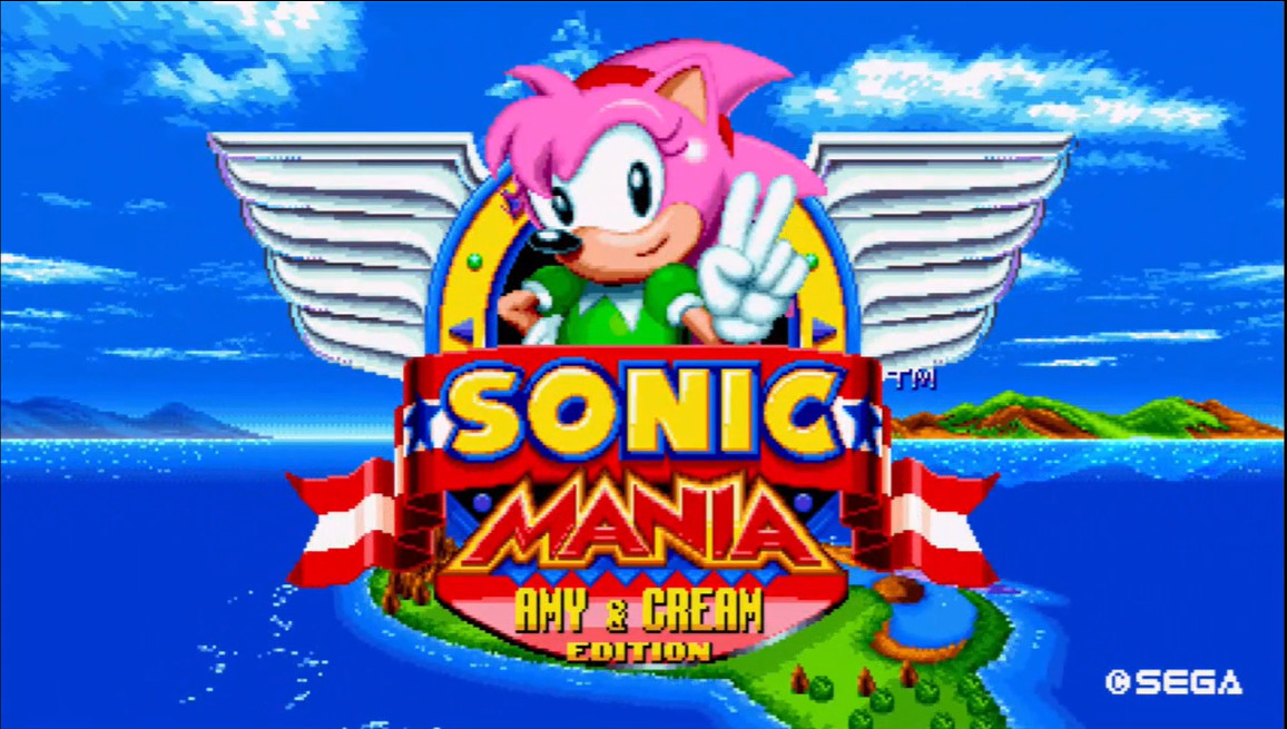 Amy Mania!? - Sonic & Amy Play Sonic Mania Amy Mania Mod! 