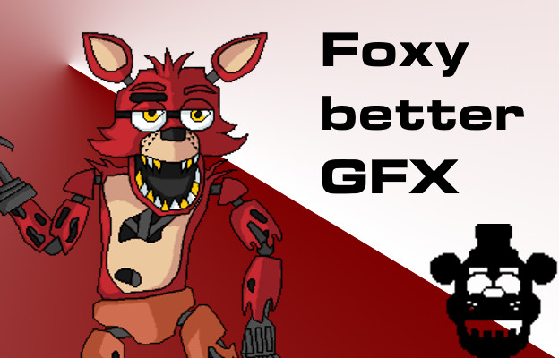 Fixed withered foxy pixel art