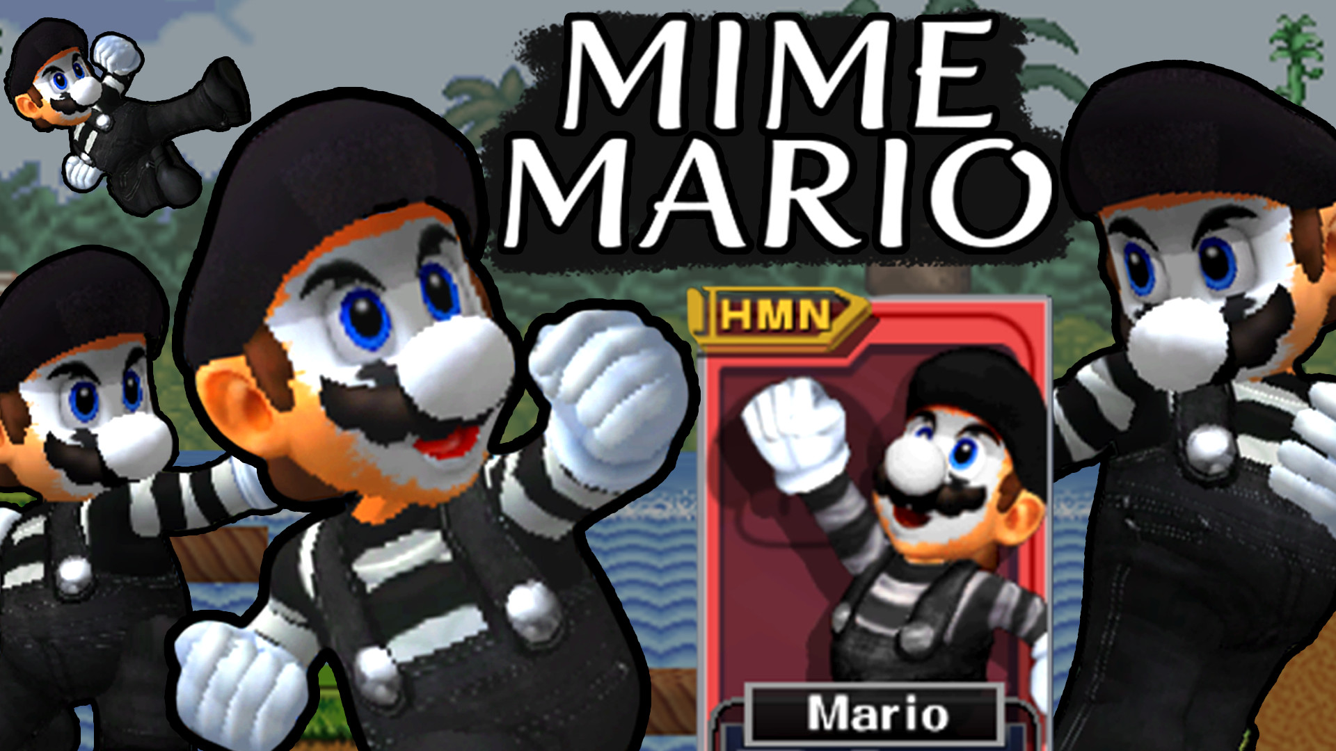 Mime Mario [Super Smash Bros. Melee] [Mods]