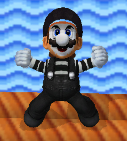 Mime Mario [Super Smash Bros. Melee] [Mods]