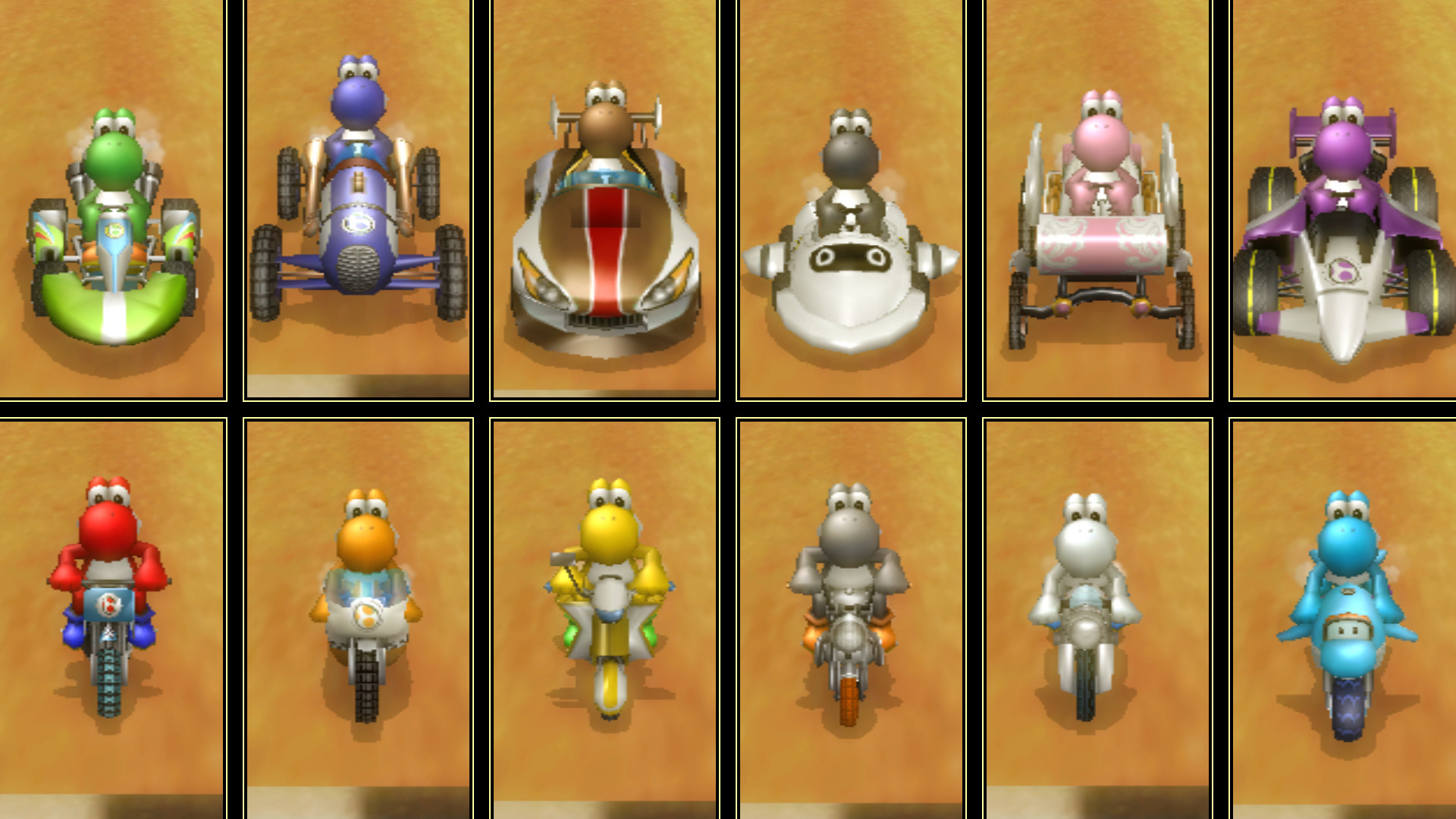 Coloured Characters [Mario Kart Wii] [Mods]