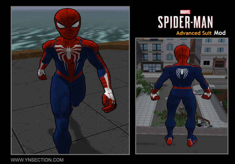 dobbelt batteri Fejl Insonamic Suit PS4 [Ultimate Spider-Man] [Mods]