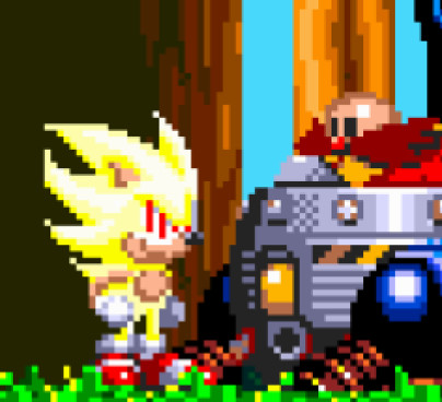 Modgen Fleetway Super Sonic VS Sonic ~ Sonic 3 A.I.R. mods ~ Gameplay 