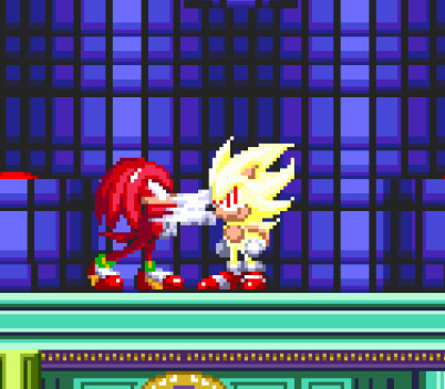 Modgen Fleetway Super Sonic over Mephiles [Sonic 3 A.I.R.] [Mods]