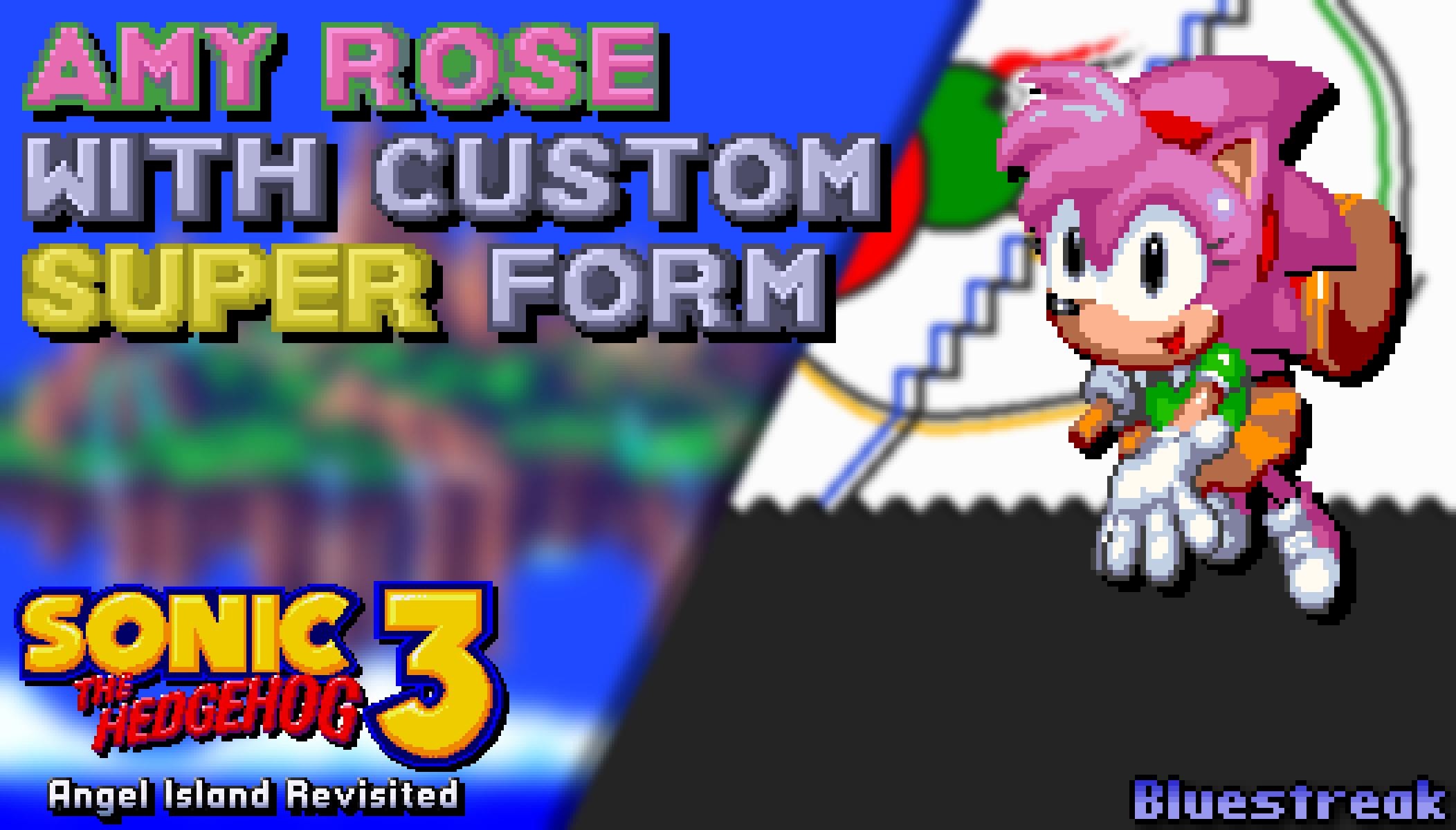 Fleetway Amy in Sonic 3 air [Sonic 3 A.I.R.] [Mods]