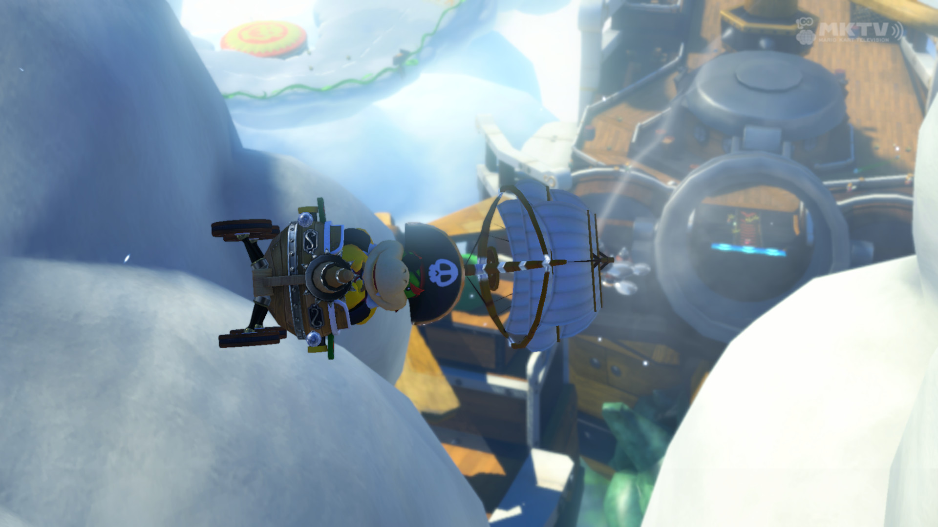 Mk8 Raft Great Sail from MKT Mod for Mario Kart 8 | MK8 Mods