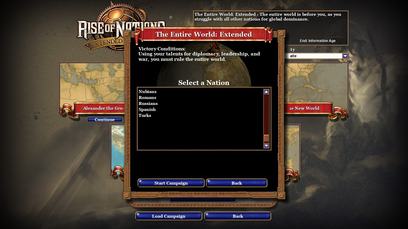 Rise Of Nations Extended Edition World in Conflict Beta mod 