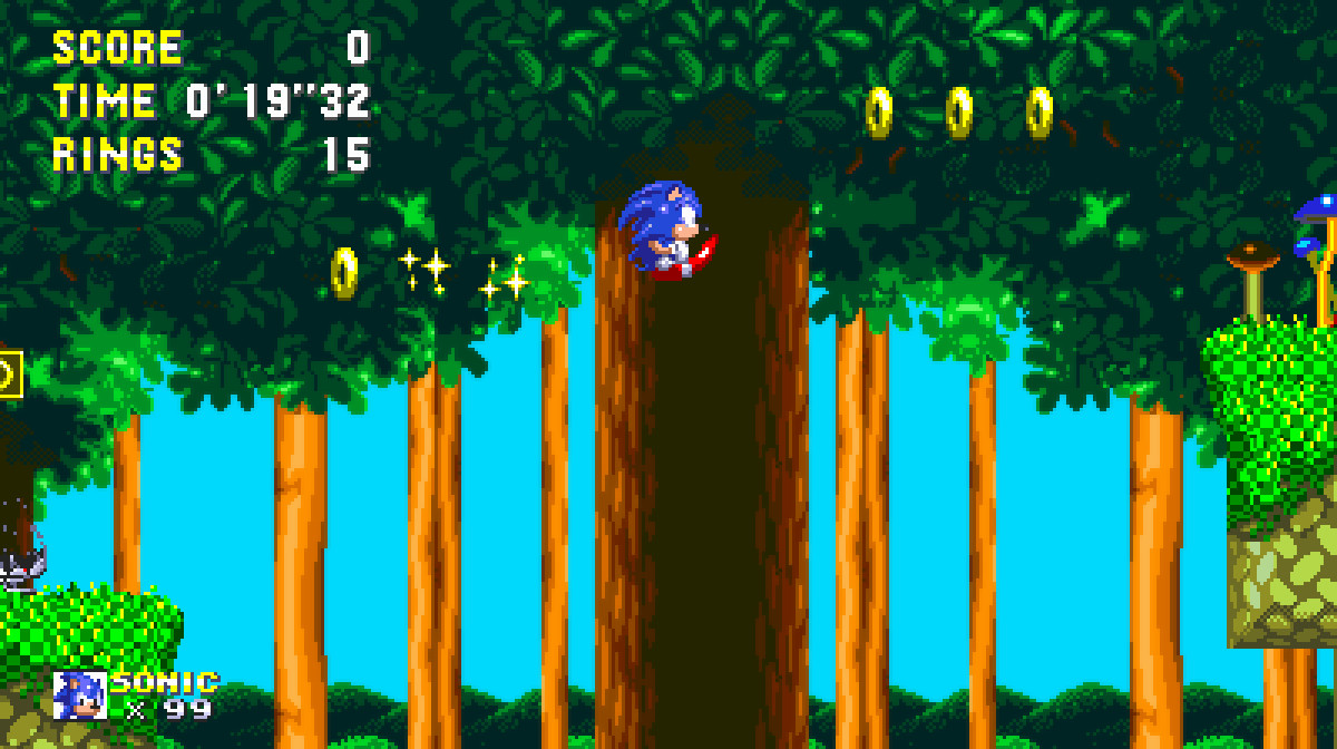 sonic 1 fonts and huds sprites