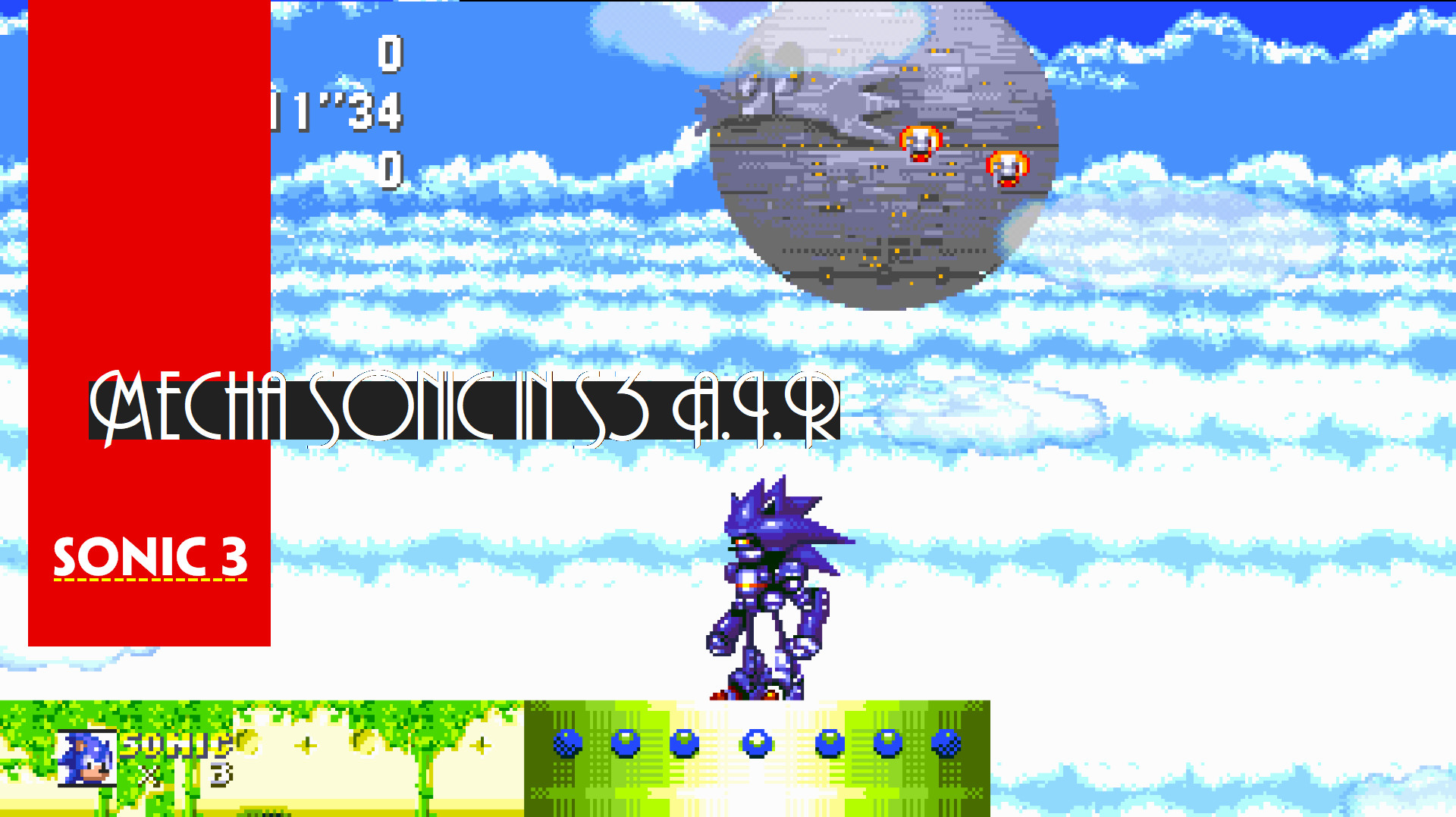 Mecha Sonic in Sonic 3 [Sonic 3 A.I.R.] [Mods]