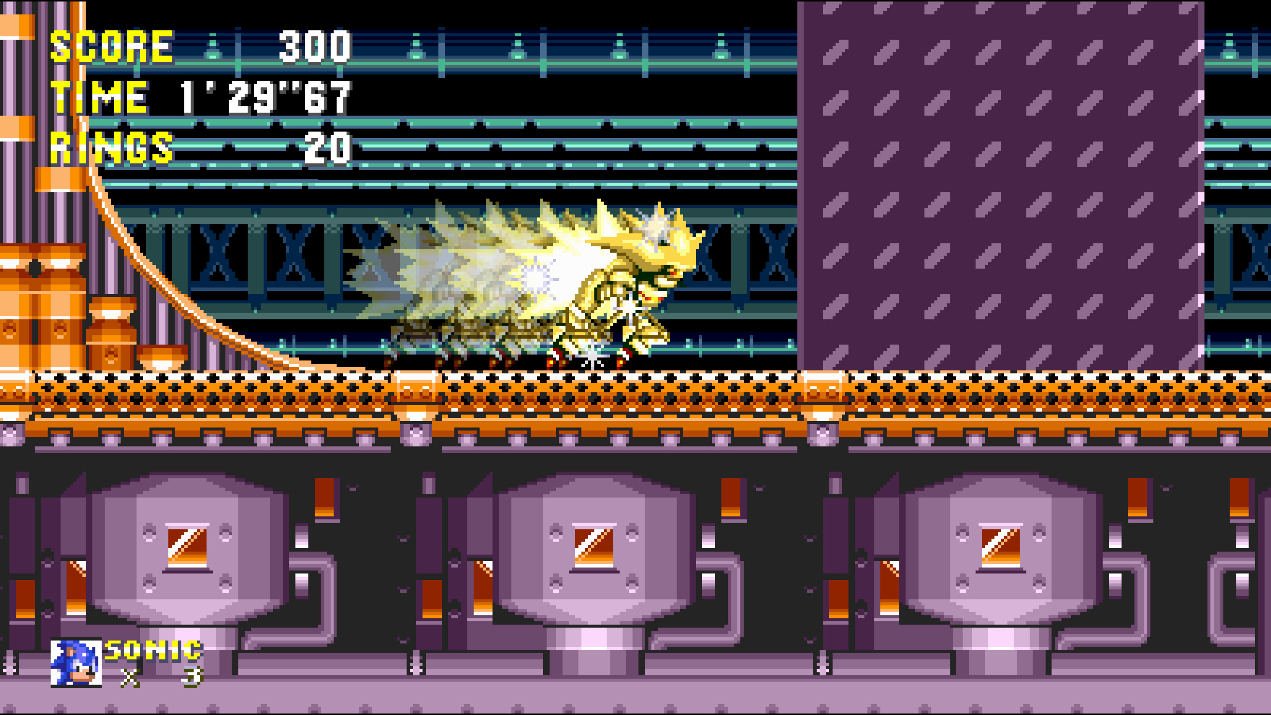 You can fight Metal Sonic and Sonic in Sonic 3 air [Sonic 3 A.I.R.