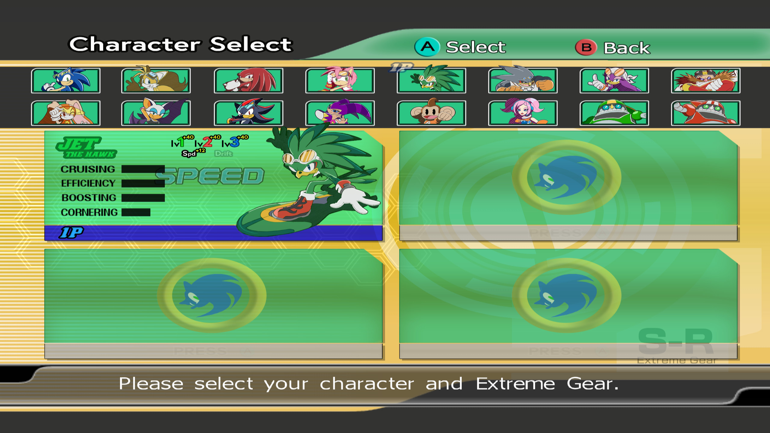 Crimson's HUD and Menu Megapack V2.0 Mod for Sonic Riders (GameCube ...