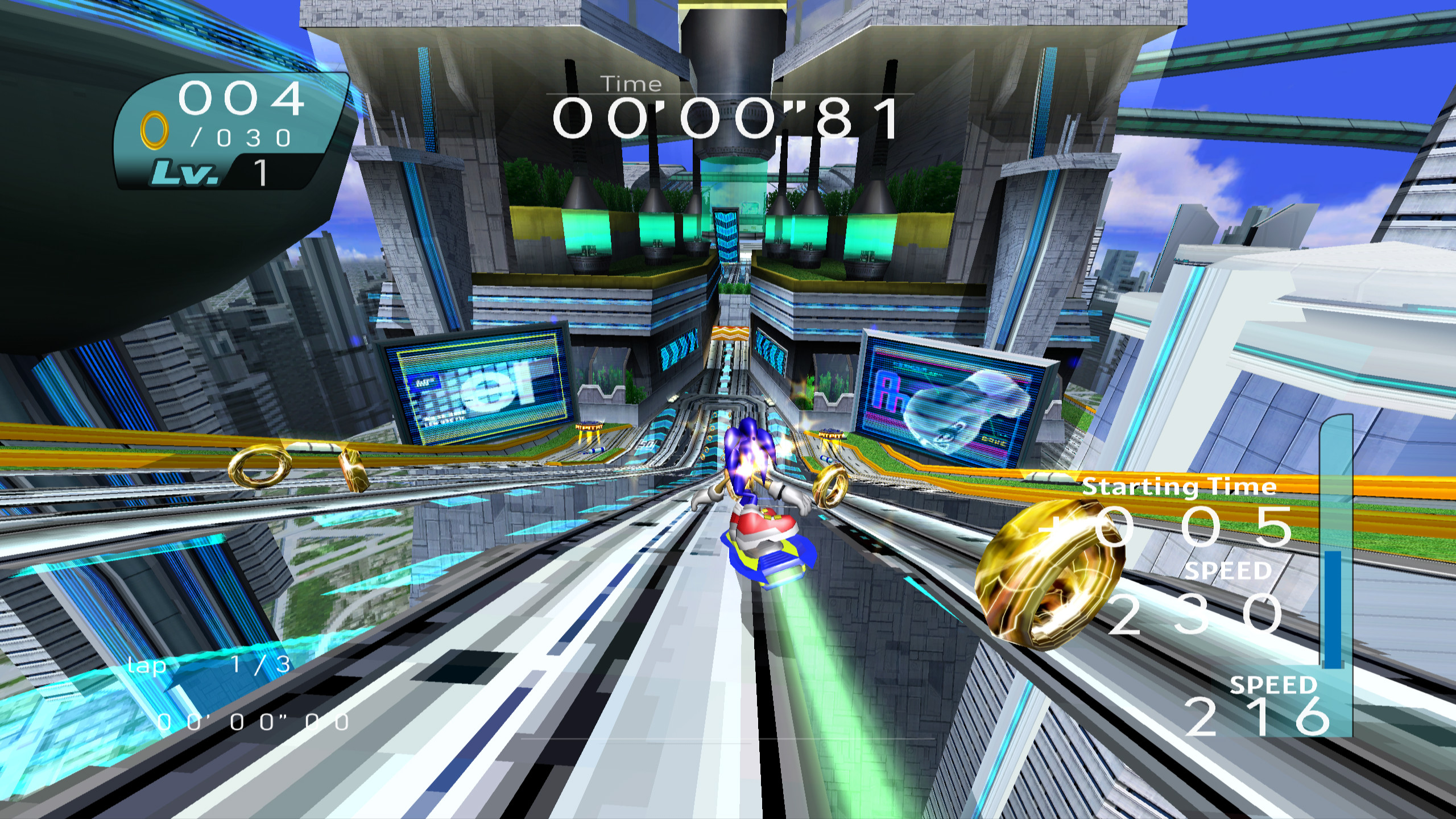 Crimson's HUD and Menu Megapack V2.0 Mod for Sonic Riders (GameCube ...