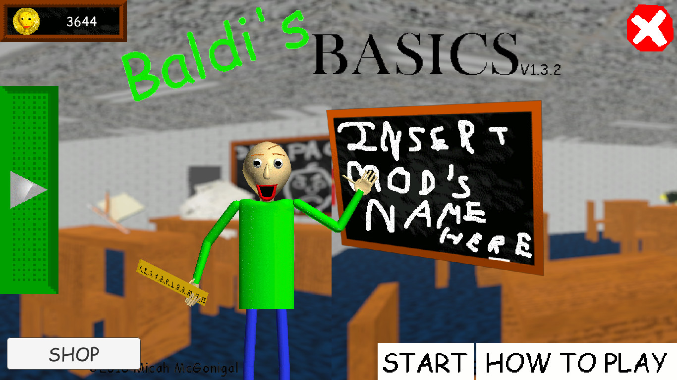 Baldi's Basics Birthday Bash - NEW MOD MENU APK 