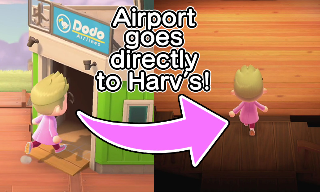 Airport Leads Directly To Harv S Studio Mod Animal Crossing New Horizons Mods