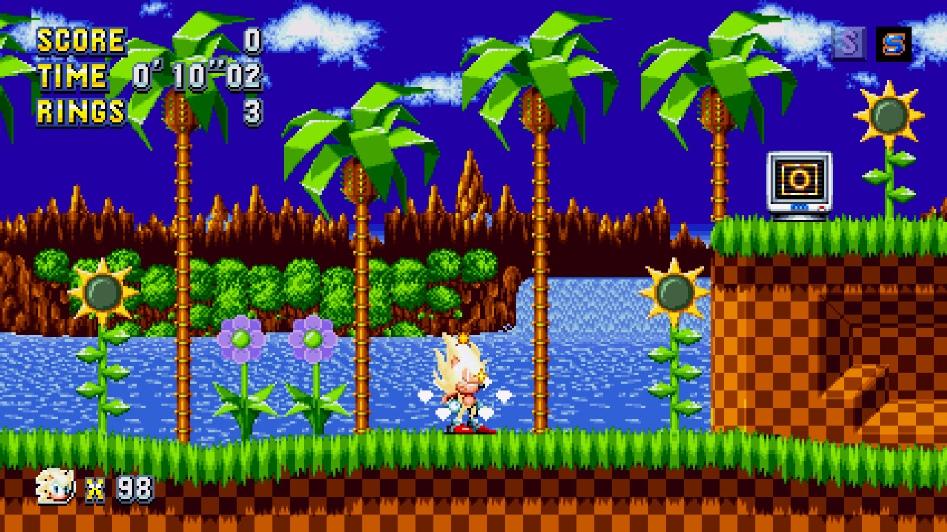 Mania Super Sonic idle fix [Sonic 3 A.I.R.] [Mods]