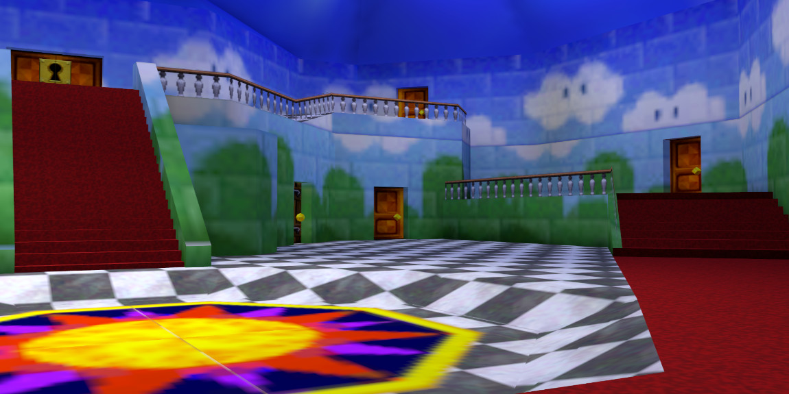 Mario 64 Peach S Castle Loadout Background Open Fortress Mods - roblox castle background