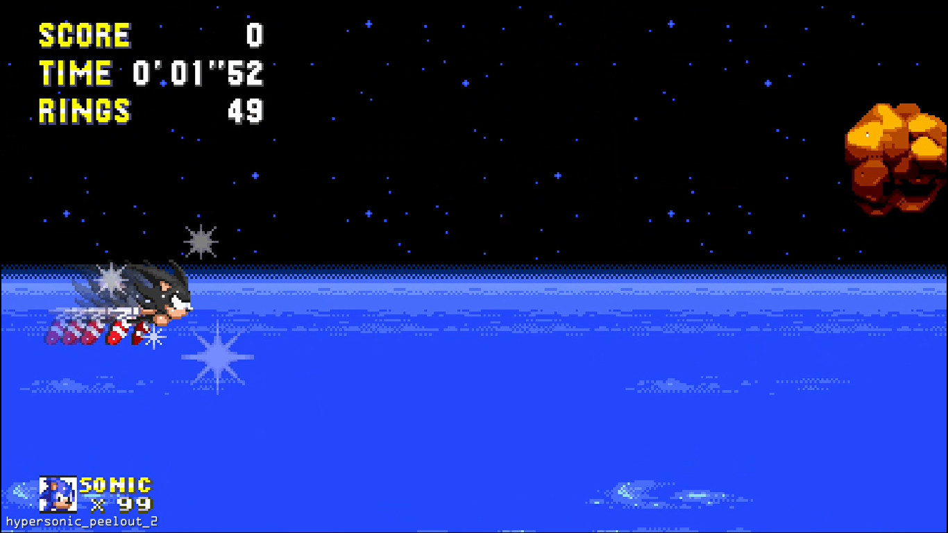 Semi and Super Dark Sonic IN SONIC 3 AIR [Sonic 3 A.I.R.] [Works In  Progress]