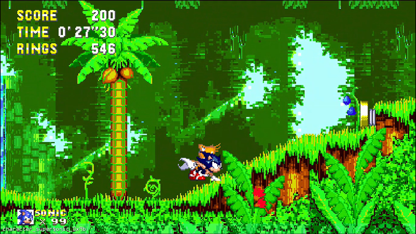 Dark Sonic in Sonic 3 A.I.R [Sonic 3 A.I.R.] [Mods]