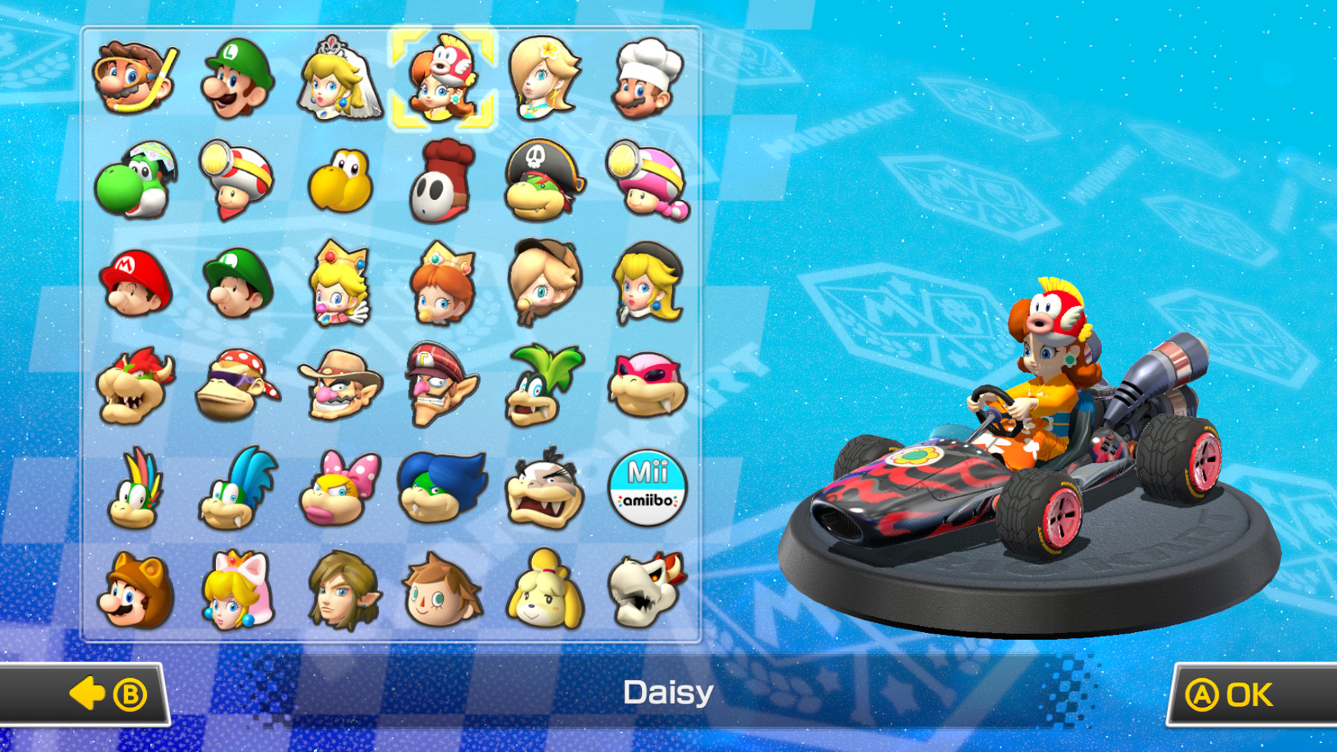 Daisy Yukata From Mkt [mario Kart 8] [mods]