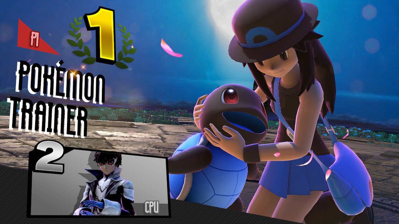 Black and Blue Pokemon Trainer [Super Smash Bros. Ultimate] [Mods]