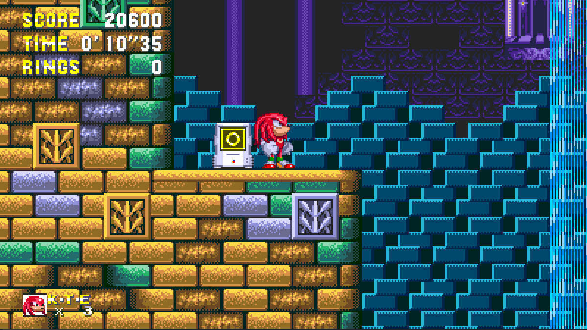 Prototype Knuckles [Sonic 3 A.I.R.] [Mods]