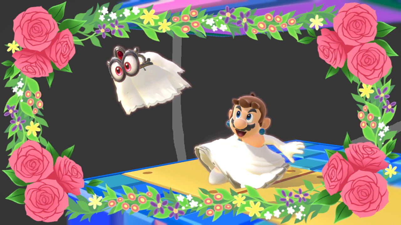 Wedding Dress Mario Super Smash Bros. Ultimate Mods