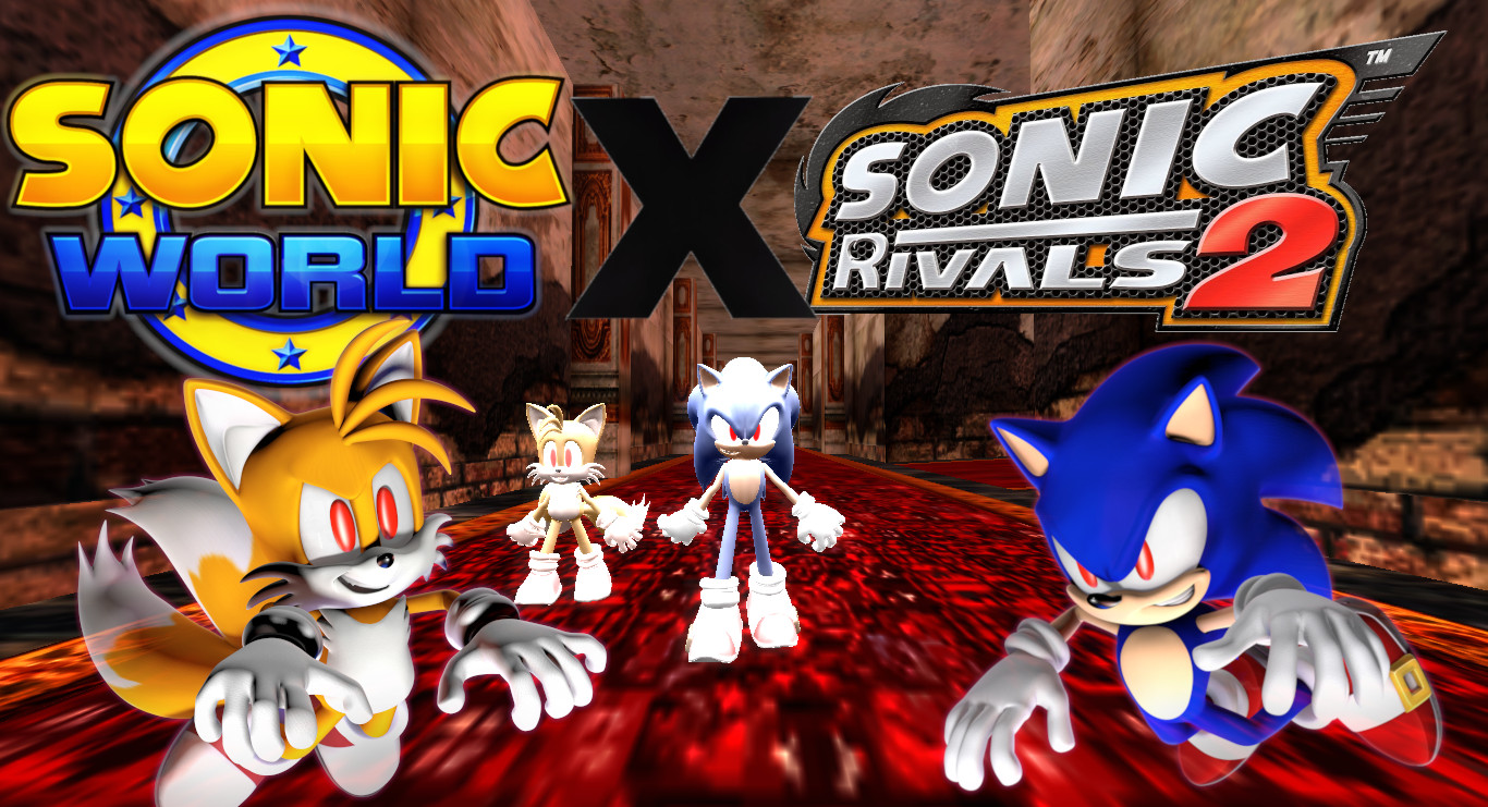 Tails VS Sonic.EXE and Possessed Amy, Tails Plays Sonic World