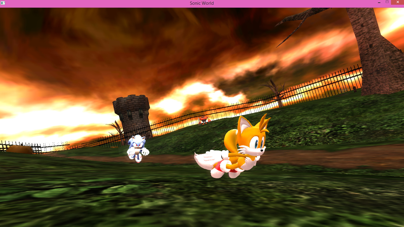 Tails VS Sonic.EXE and Possessed Amy, Tails Plays Sonic World