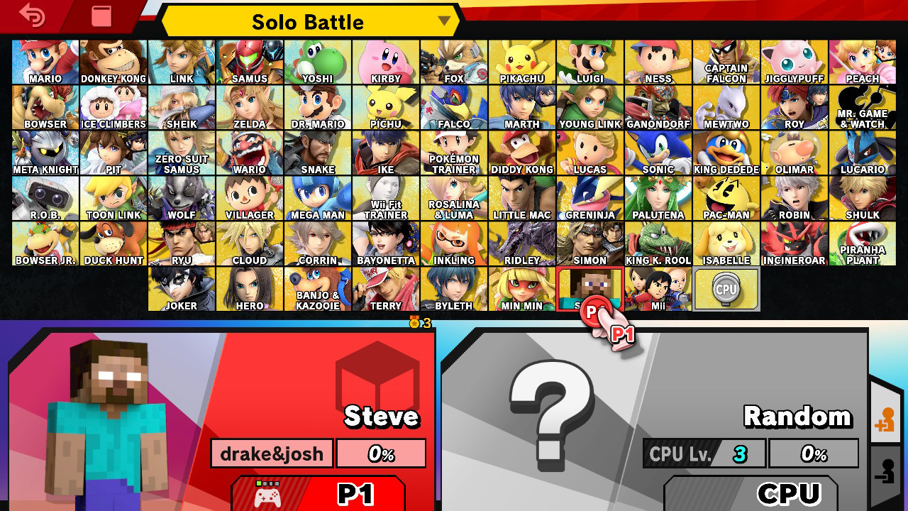 Everyone Gets A Skin (Part 7/15)  1 Minute Mods #SuperSmashBros