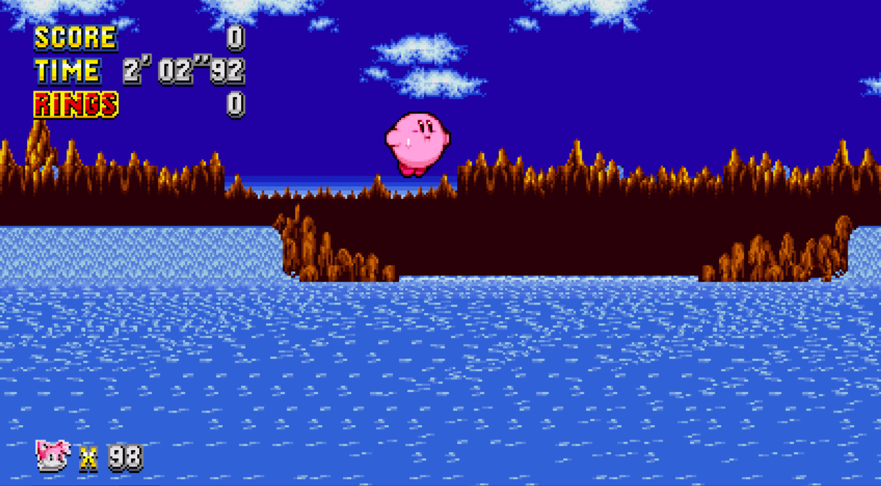 Kirby no sonic 2 