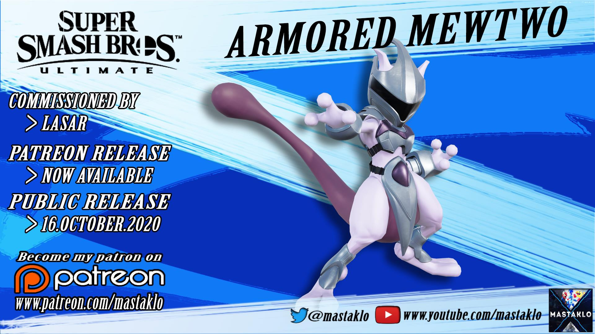 Armored Mewtwo Super Smash Bros Ultimate Mods