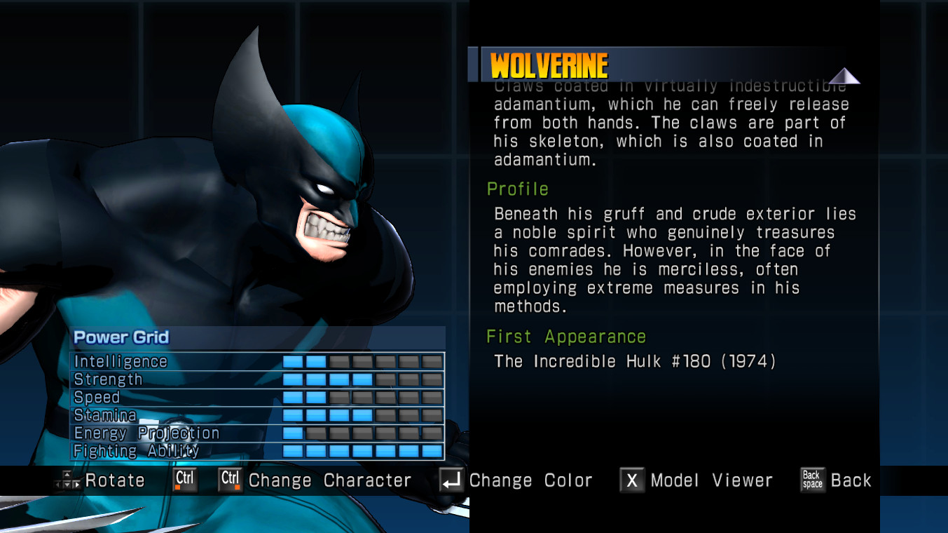 Fullstack Wolverine. All stats MAXed. Best Character in Midnight