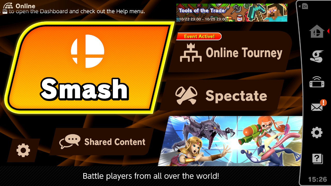 v99 Main Menu [Super Smash Bros. Ultimate] [Mods]