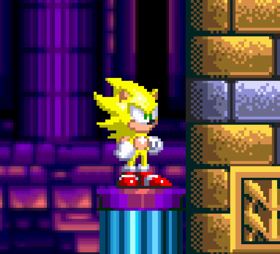 Extra Super Sonic Crounch Frame [Sonic 3 A.I.R.] [Mods]