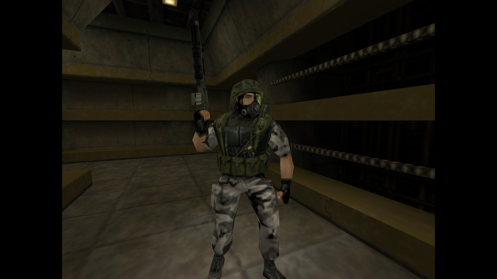 HD Gasmask Human Grunt with transparent lenses [Half-Life] [Mods]