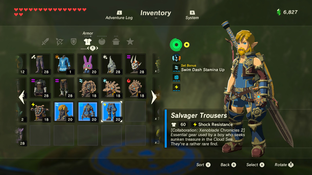 Set Bonus Repurpose [The Legend of Zelda: Breath of the Wild (Switch ...