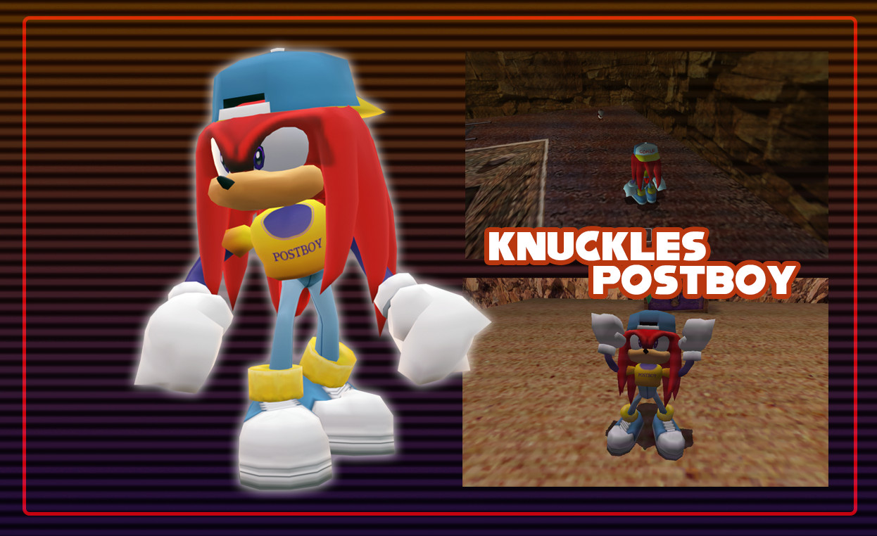 Knuckles Postboy [Sonic Adventure 2] [Mods]