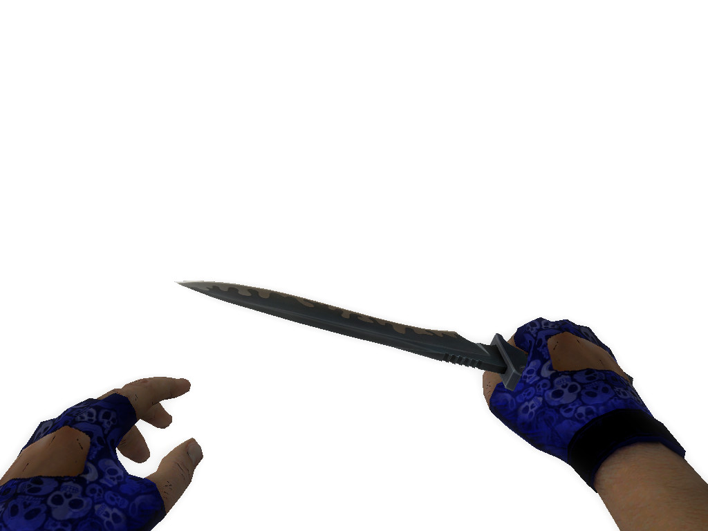 Blue skulls CS:S hands reskin [Counter-Strike: Source] [Mods]