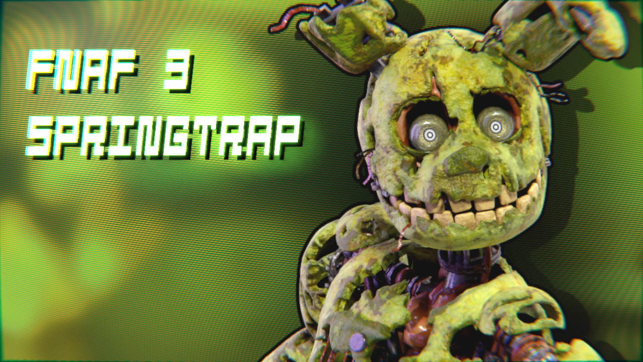 This Springtrap is more scary than the Original (FNaF 4 Mods) 