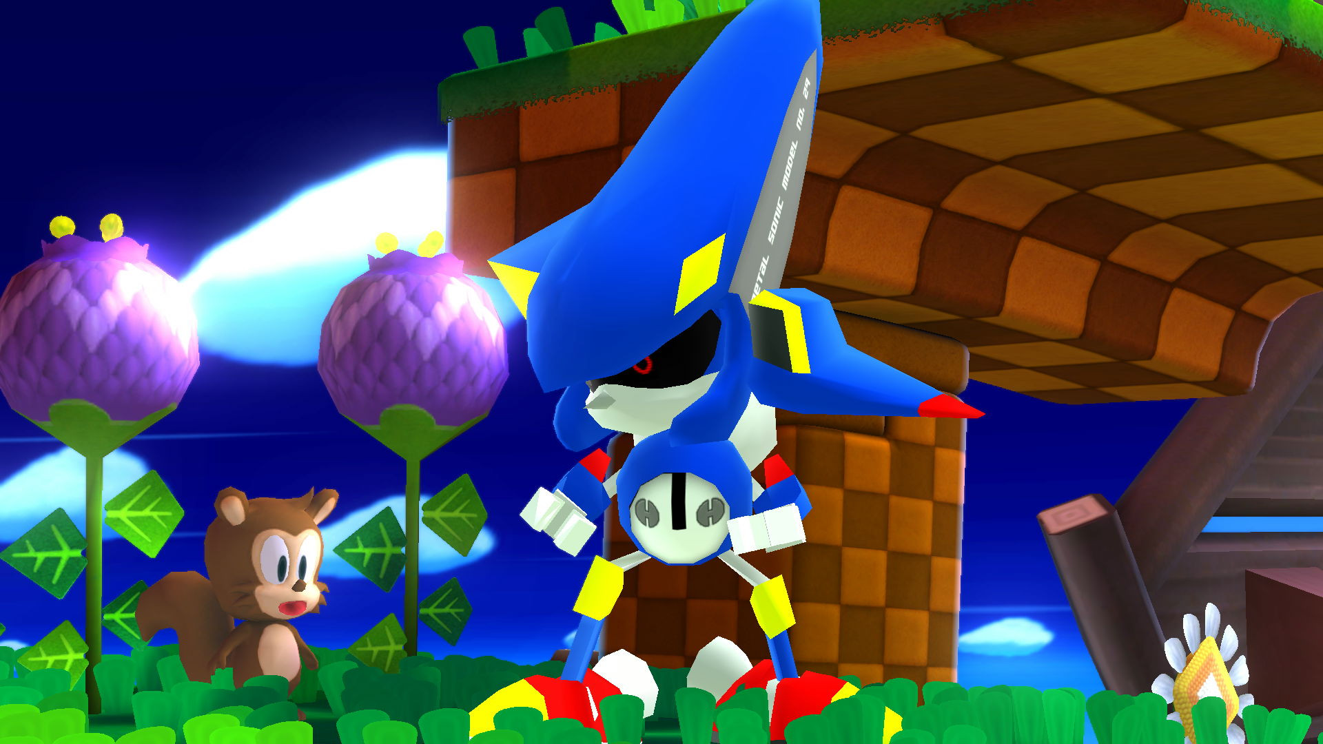 Download Metal Sonic Rocket Wallpaper