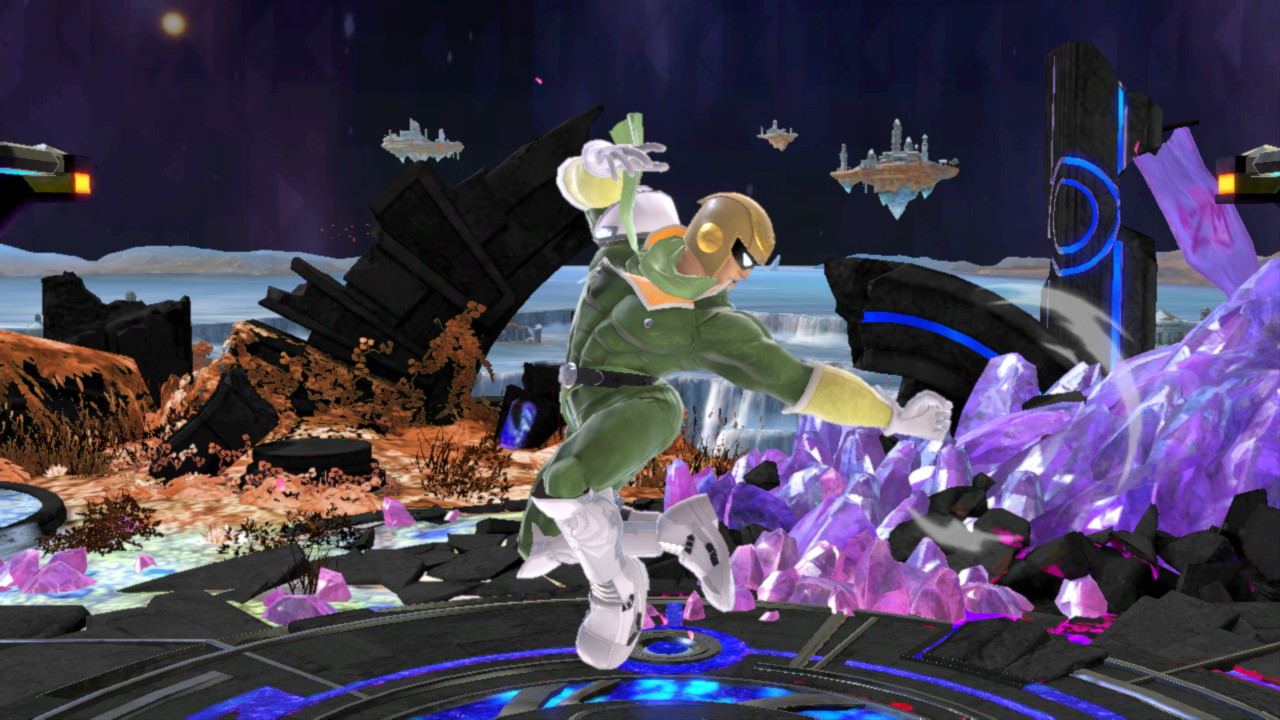 Green Melee Falcon [Super Smash Bros. Ultimate] [Mods]