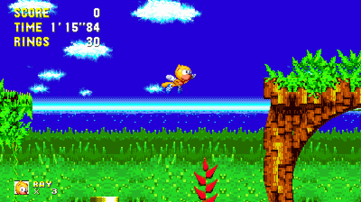 Mighty y Ray en, Sonic 3 A.I.R Mod