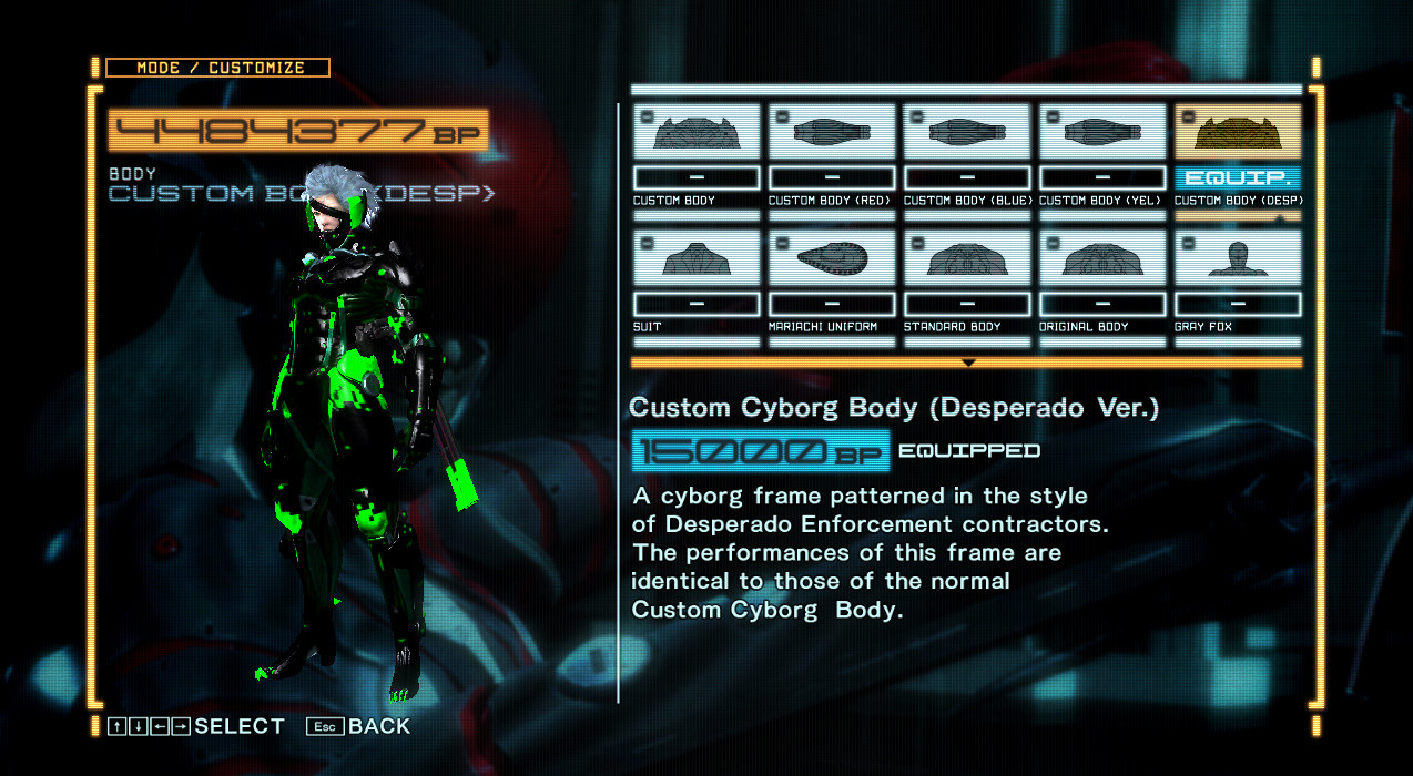 Desperado Outfit Pack [Metal Gear Rising: Revengeance] [Mods]