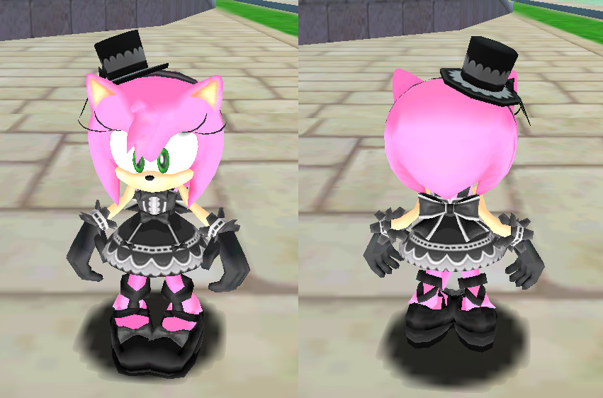 Goth Amy Rose Sonic X Version : r/SonicTheHedgehog