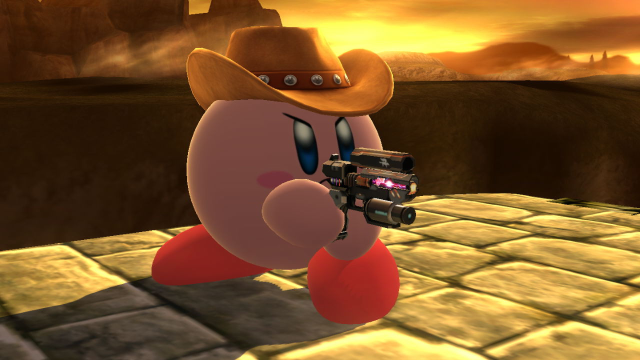 cowboy hat Kirby (foxcap) [Super Smash Bros. (Wii U)] [Mods]