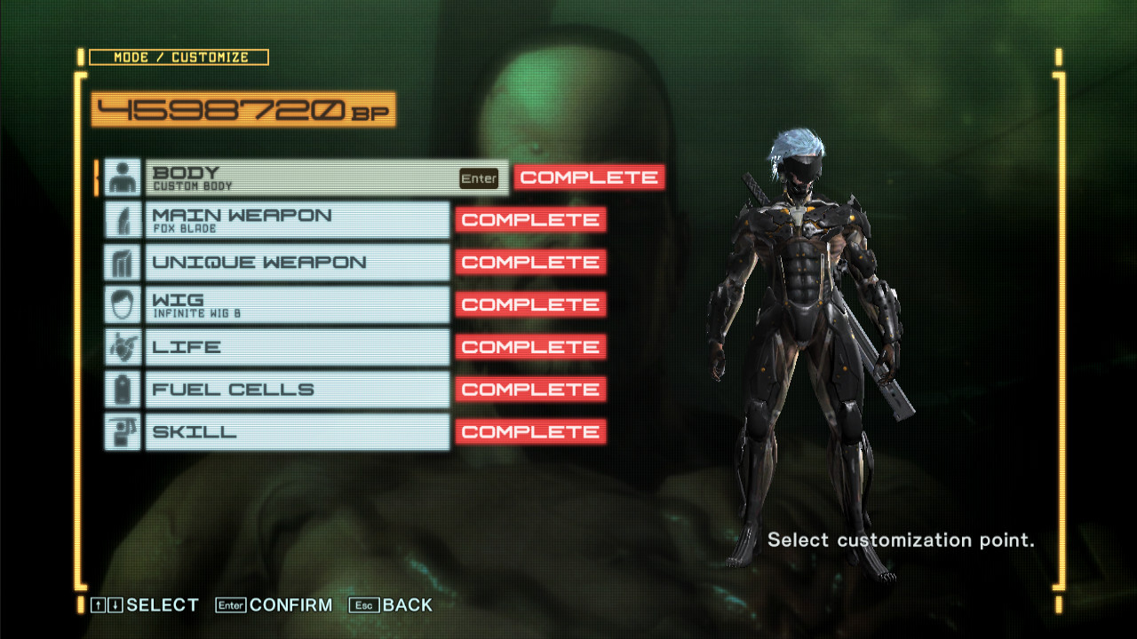 Metal Gear Rising Raiden Visor