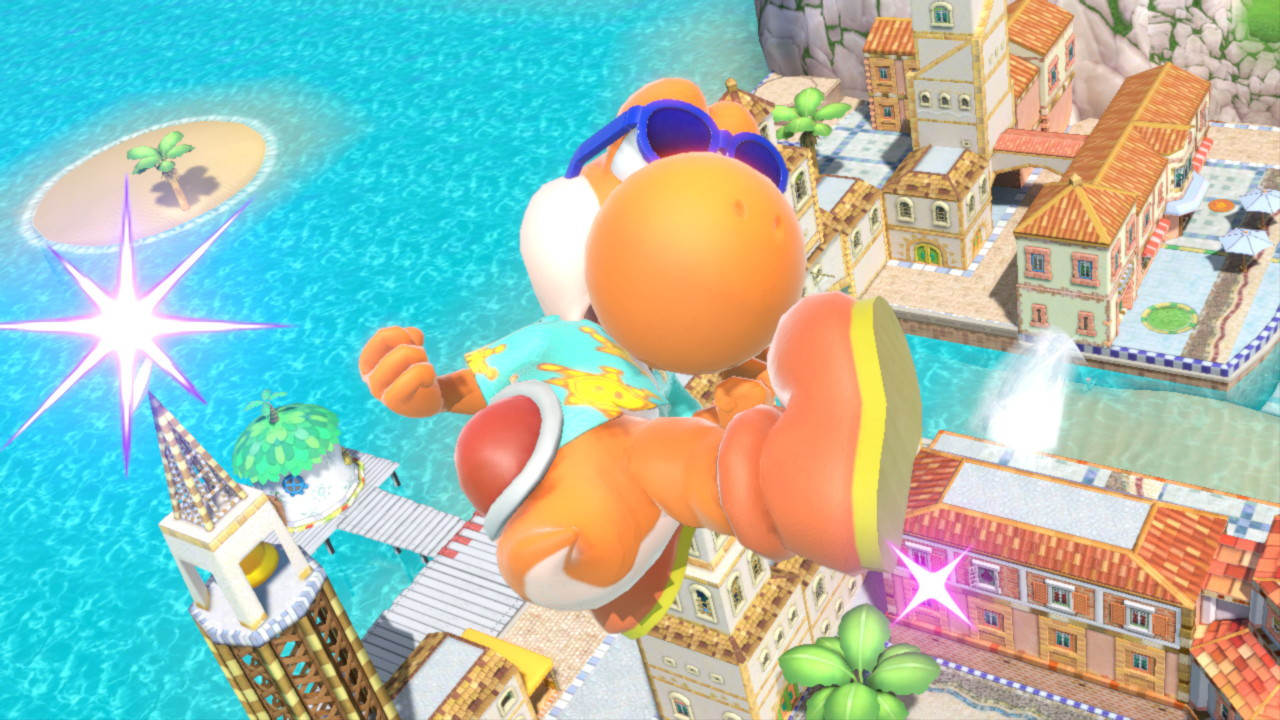 Sunshine Yoshi [Super Smash Bros. Ultimate] [Mods]