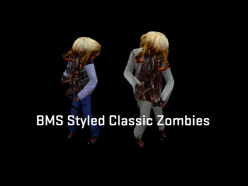 BMS Styled Zombies In Classic Style [Half-Life] [Mods]